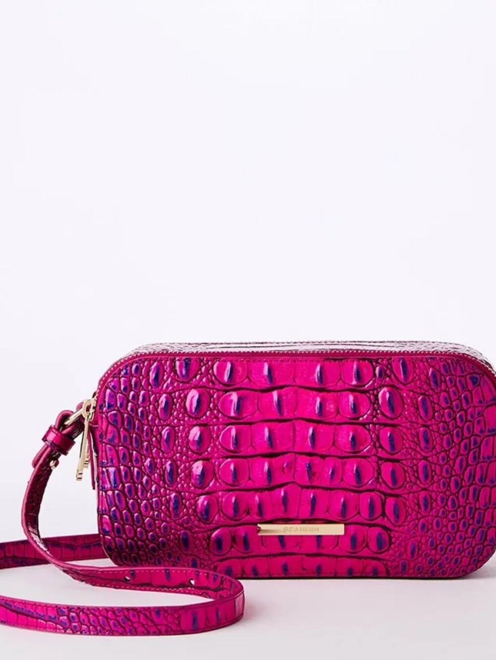 Brahmin Danica Voltage Violet Melbourne Cross Body Bag - Picture 9 of 9